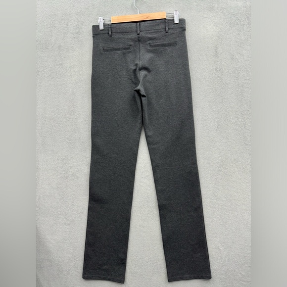 Betabrand Stretch Pull On Pants Women’s Medium Long Charcoal Straight - Picture 2 of 9